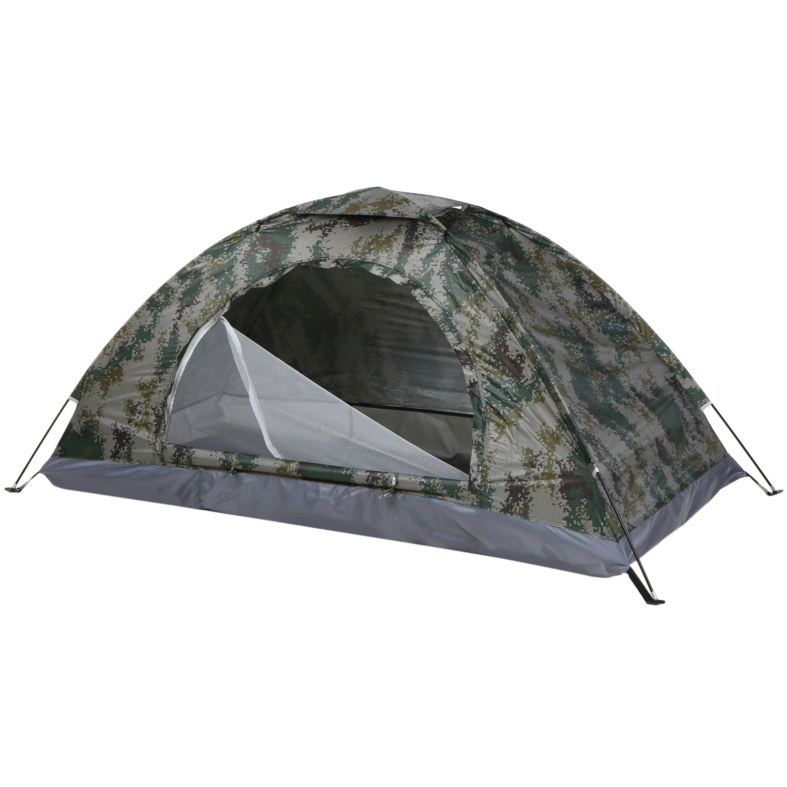 Cheap Goat Tents Ultralight Waterproof Camping Tent Single Layer Portable Tent Anti UV Coating UPF 30+ for Outdoor Beach Fishing Fine Mesh Door   